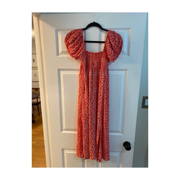 Faithfull Islas Sandrina Ditsy-Floral Midi Dress - Picture 6 of 8